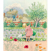 Child watering the garden, Art print by Elsa Beskow